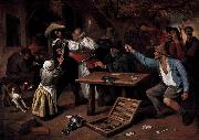 Jan Steen Argument over a Card Game oil painting reproduction